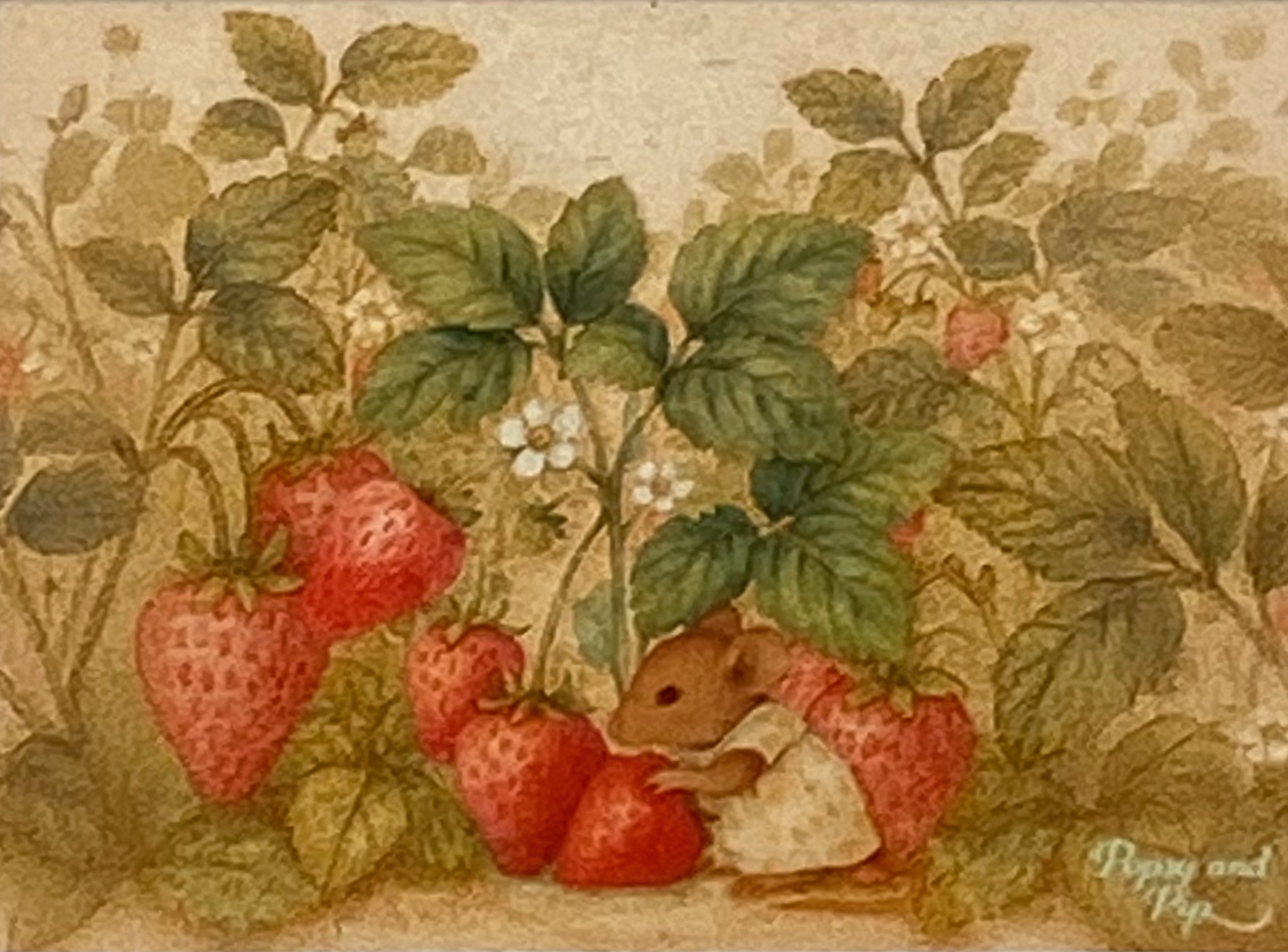 Mouse and Strawberries 2