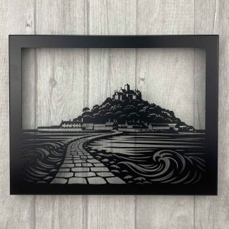Metal Relief of St. Michaels Mount