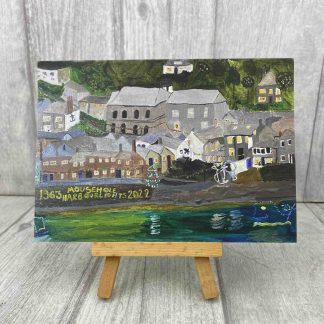 Art Card - Mousehole Lights at The Wharf, Cornwall