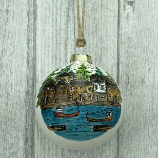 Mousehole Hand Painted Christmas Bauble