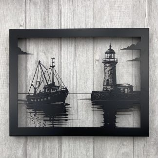 Metal Relief of Newlyn, Cornwall