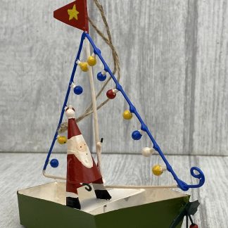 Santa’s Light up Boat