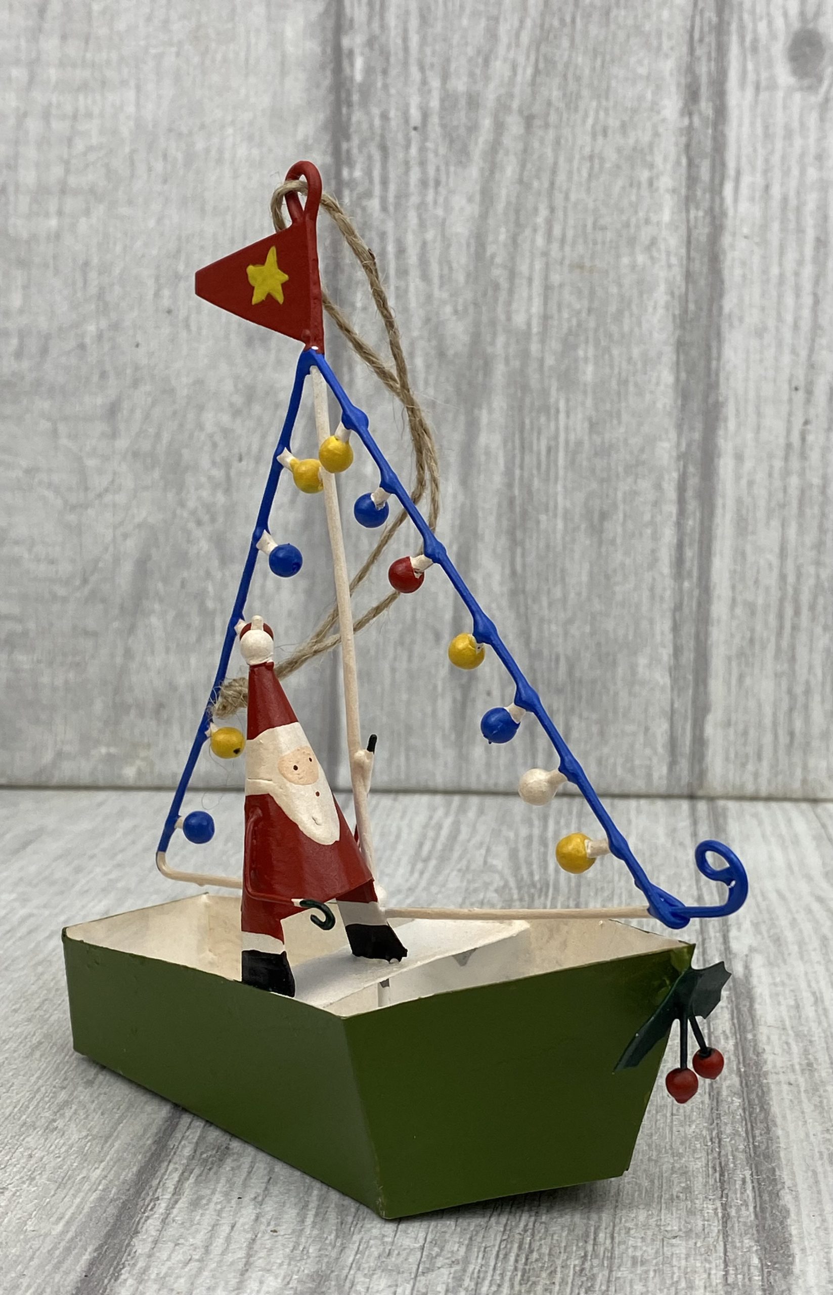Santa Light Up Boat2