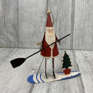 Paddle Boarding Santa