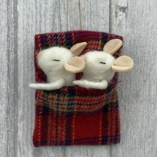 Tartan Sleeping-Bag Mice